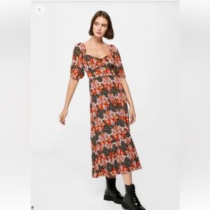 Floral Multicolor Maxi Dress